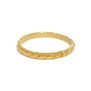 Gold plated twisted ring